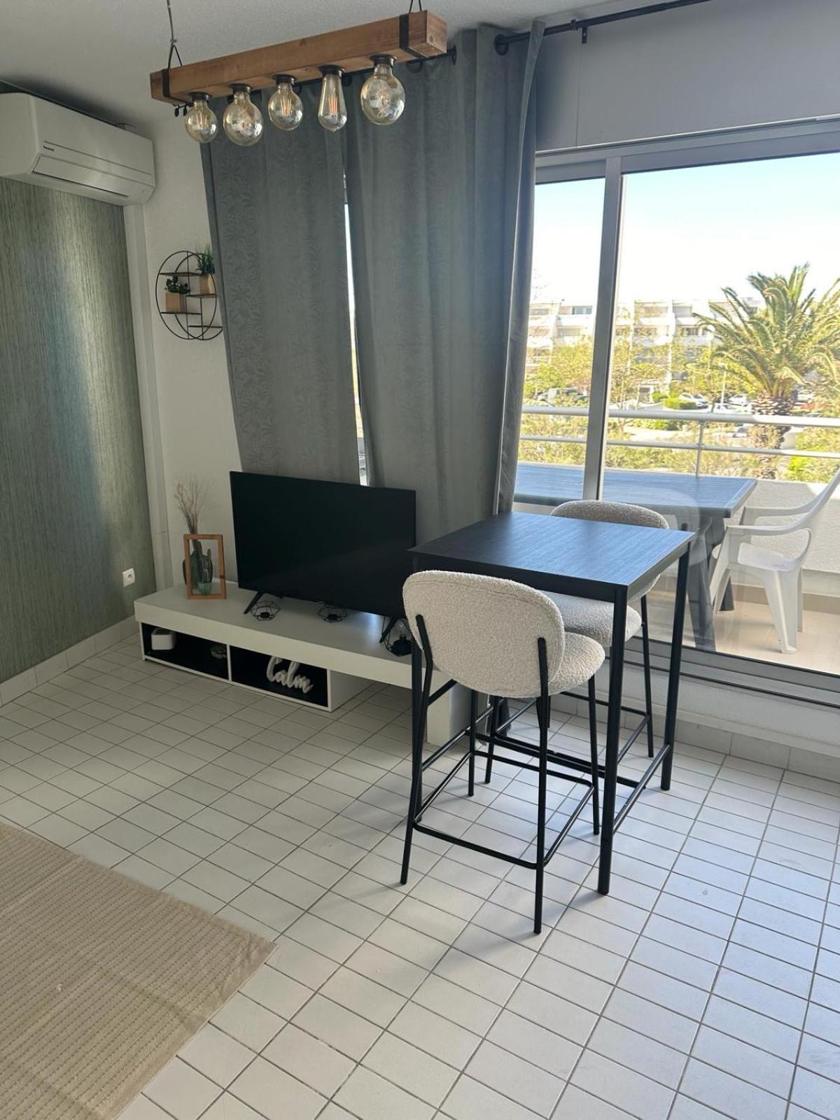 Studio Premiere Ligne Mer Parking La Grande Motte Exterior foto