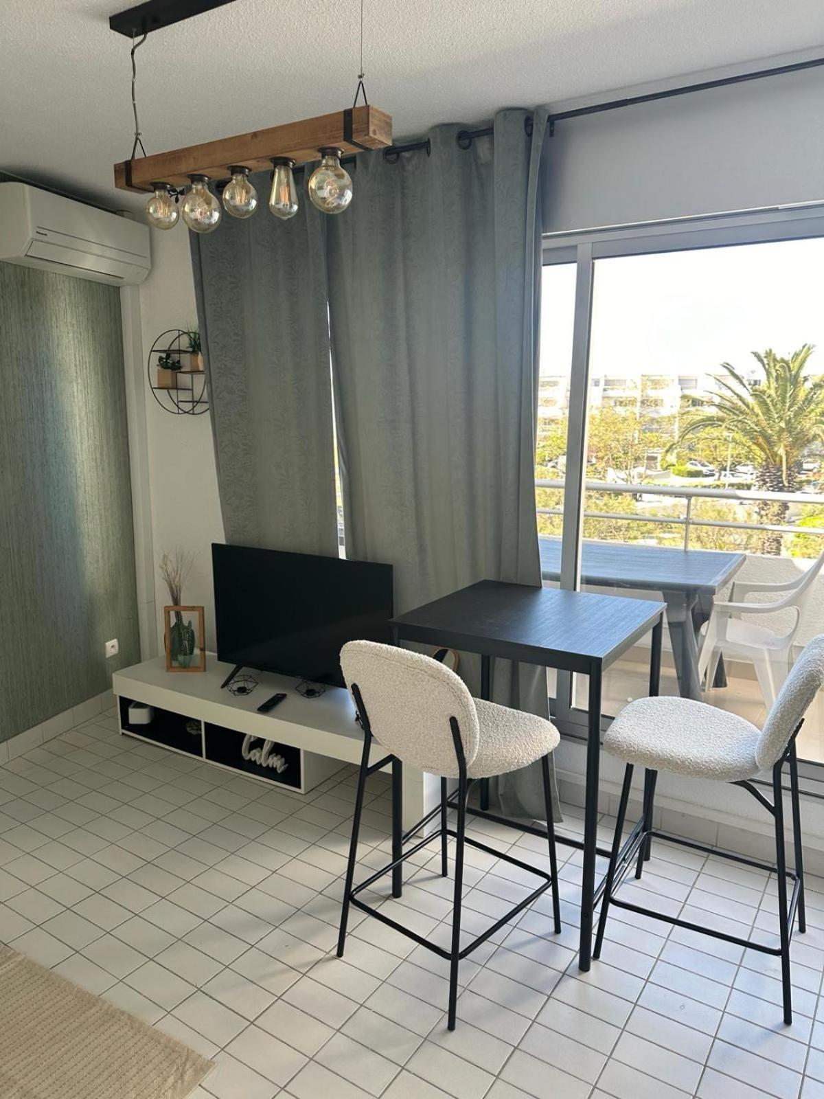 Studio Premiere Ligne Mer Parking La Grande Motte Exterior foto