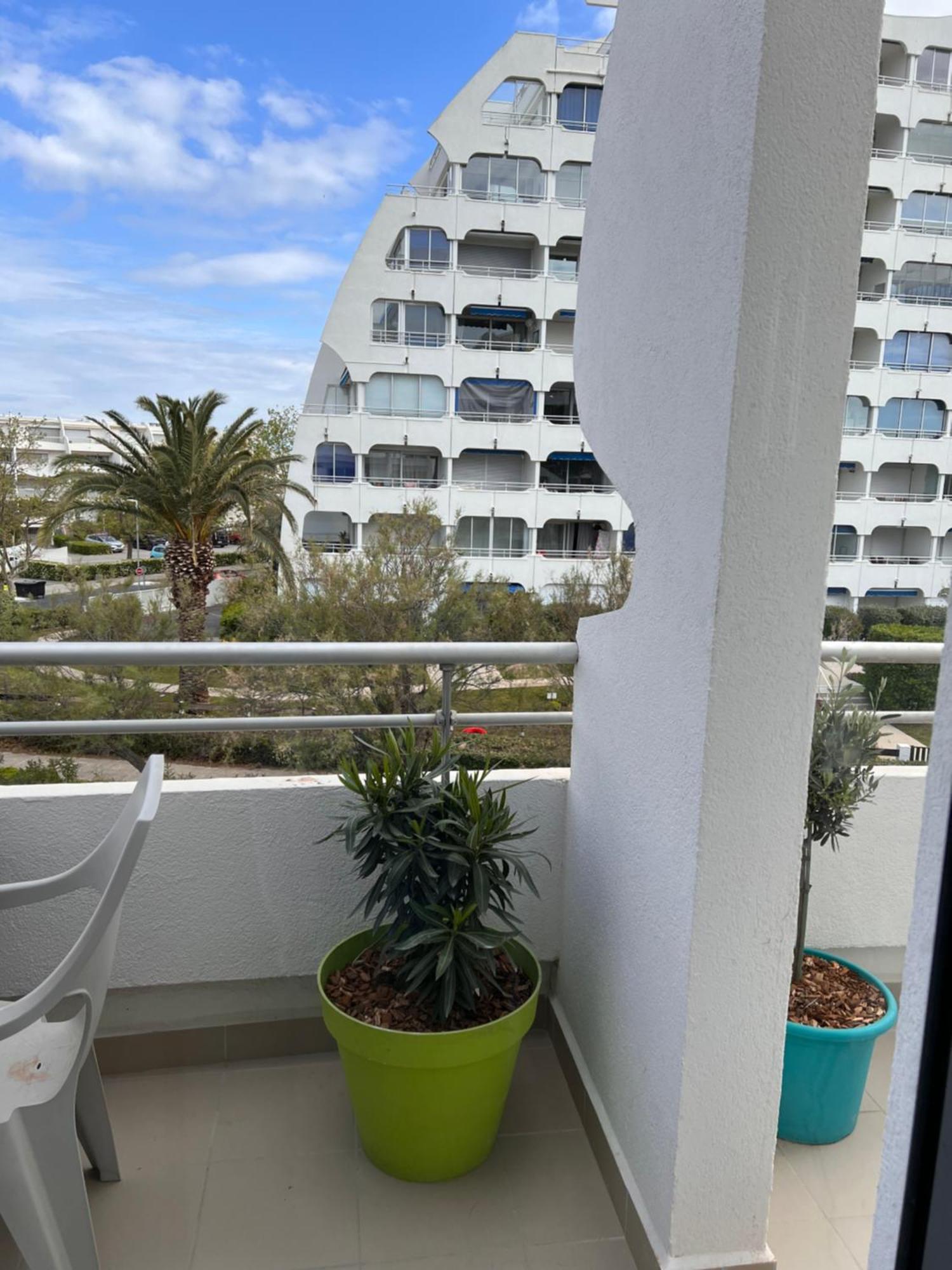 Studio Premiere Ligne Mer Parking La Grande Motte Exterior foto